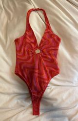 ZARA Patterned Bodysuit Photo 0