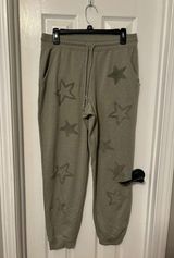 Pink Rose Women’s Star Sweatpants size large Photo 0
