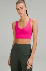 Scoop Neck Align Bra In Sonic Pink Photo 0