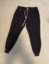 Large Black FIGS Zamora Jogger Scrub Pants + large black figs cabral relaxed scrub top scoop neck  Photo 0