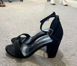 Suede Block Heels Photo 0