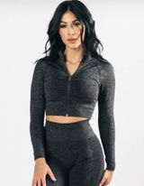 Alphalete Powder Grey Amplify Jacket  Photo 0