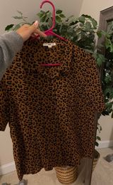 Vans Cheetah Print Button Up Photo 0
