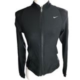 Black Dri-Fit Long Sleeve Full Zip Activewear Jacket Photo 0