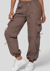 Halara mid rise drawstring cargo pants Photo 0