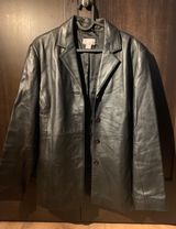 Old Navy Genuine Leather Jacket Photo 0