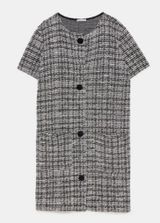 ZARA tweed dress  Size Large Photo 0