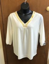 Sag Harbor  Cream Blouse Photo 0