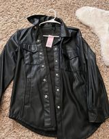 Wild Fable NWT Oversized Leather Jacket Shacket  Photo 0