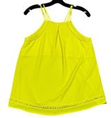 Sweet Wanderer Neon Yellow Strappy Tank Top Size Small Photo 0