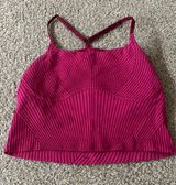 Magenta Striped Tank Top Photo 0
