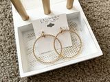 Laundry by Shelli Segal Gold Plated Hoop Earrings Photo 0
