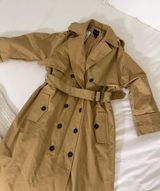 Nasty Gal tan trench coat  Photo 0