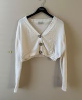 Urban Outfitters white cropped cardigan S Photo 0