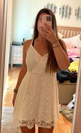 Love Fire Lace Wrap Dress Photo 0