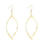 18K Gold Plated Geometric Square Dangle Drop Earrings for Women Photo 0