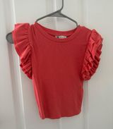Ruffle Sleeve Top Photo 0