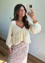 Sweater Babydoll Top Photo 0