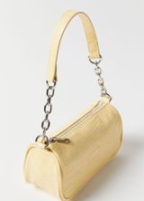 UO Yellow Faux Leather Crocodile Bag Photo 0