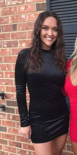 Sparkly Mini Dress Blue Photo 0