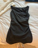 Off the shoulder bodycon black mini dress Photo 0