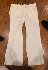 Kenar White Wide Leg Cotton Beach Pants Photo 0