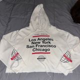 Mighty fine Cropped Graphic Sweatshirt Photo 0