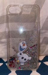 Iphone 8 Olaf Liquid Glitter Case Silver Photo 0