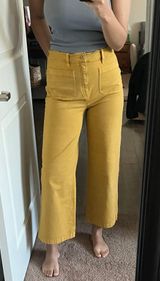 Point Sur Yellow Wide Leg Pants Photo 0