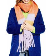 Topshop  striped fringe long scarf NWT Photo 0