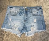 Mid Rise Denim Shorts Photo 0