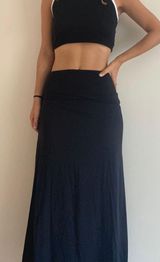 Splendid Black Maxi Skirt  Photo 0