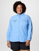 Women's PFG Bahama II Long Sleeve Shirt size large Photo 0