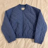 Blue Quilted Jacket Photo 0