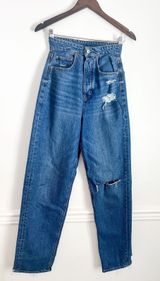 Distressed Wide Leg Jeans  Photo 0
