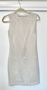 Mystic Cream Backless Dress Photo 0