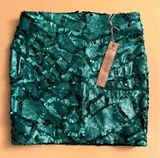 💜NWT DRESSES AND OTHER DRUGS Sequin Skirt, Small Blue Photo 0