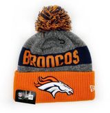 Denver Broncos New Era NFL Knit Winter Hat Beanie Mens Womens Fan Gear Gift Orange Photo 0