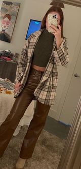 Heartloom Plaid Shacket  Photo 0