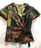 Lafayette 148 Silk wrap blouse, 12 Photo 0