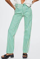 Mango Striped Jeans Photo 0