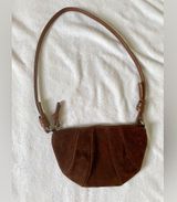 Boho Faux Leather and Suede Purse Brown Photo 0