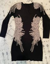 Aryeh Black Sweater Dress Photo 0