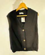 🆕Lefties Sweater Vest, Black, S Photo 0