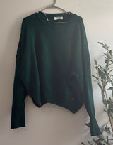 Double Zero Forest Green Knit Sweater Photo 0