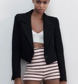 ZARA Cropped Blazer Photo 0