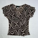 Vintage Y2K Womens Retro Short Sleeve Top Size Small 2000s Photo 0