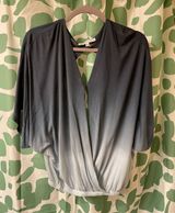 Young Fabulous and Broke Ombré Blue Top Open Front And Back Photo 0