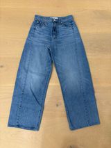 MOTHER Denim  Half Pipe Flood Jeans Photo 0