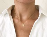 Handmade ADRI | The Mini Padlock Dainty 14k Gold Filled Necklace Photo 0